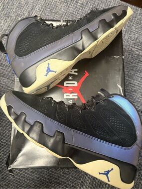 Jordan 9 Retro Racer Blue - Men’s High-Top Sneakers - Black/Blue
